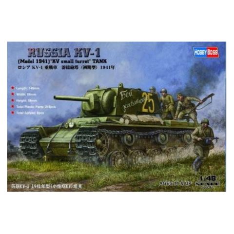 Hobbyboss 1:48 Russian Kv-1 1941 Small Turret Tank