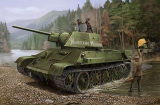 Hobbyboss 1:48 Russian T-34/76 1943 no112 Tank