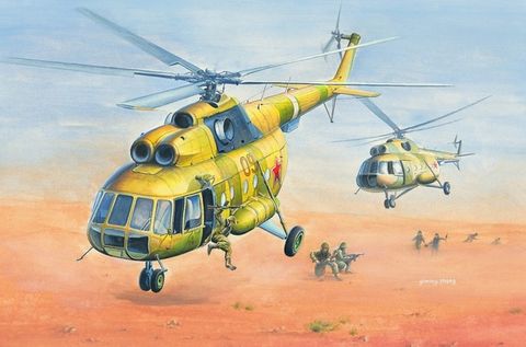 Hobbyboss 1:72 Mi-8T Hip-C Helicopter