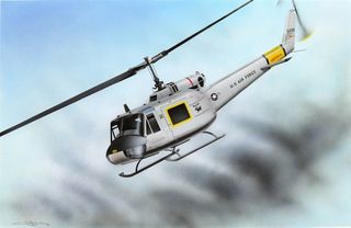Hobbyboss 1:72 Uh-1F Huey Helicopter