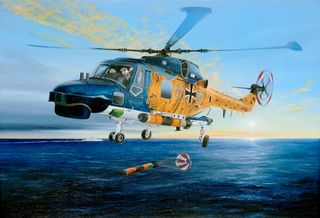 Hobbyboss 1:72 German Navy BundesmarineWestland Lynx MK.88 Helicopte