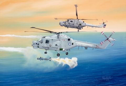 Hobbyboss 1:72 Royal Navy Super Lynx HMA.8 Helicopter