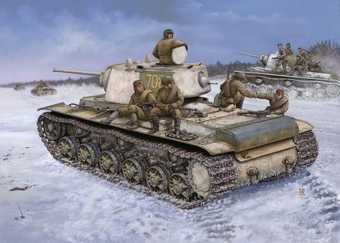 Hobbyboss 1:48 Kv-1 1942 Heavy Cast Turret Tank