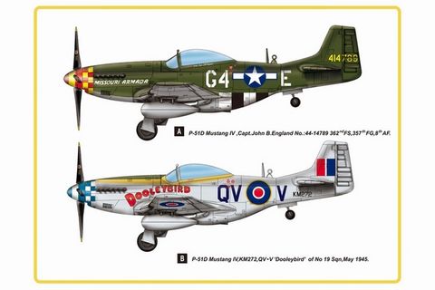 Hobbyboss 1:48 P-51D Mustang Iv F