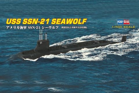 Hobbyboss 1:700 Uss Ssn-21 Seawolf Attack Submarine
