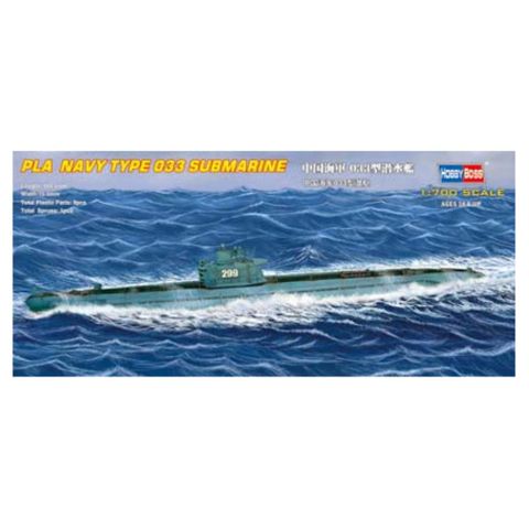Hobbyboss 1:700 Pla Navy Type 033 Submarine