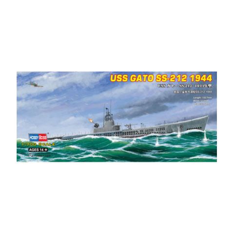 Hobbyboss 1:700 Uss Gato Ss-212 1944 Submarine
