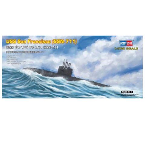 Hobbyboss 1:700 Uss San Francisco SSN-711 Submarine