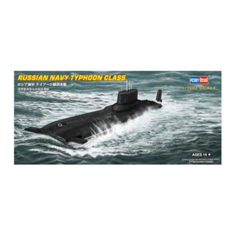 Hobbyboss 1:700 Russian Navy Typhoon Class Submarine