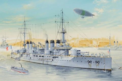 Hobbyboss 1:350 French Navy Pre-Dreadnought Battleship Voltaire