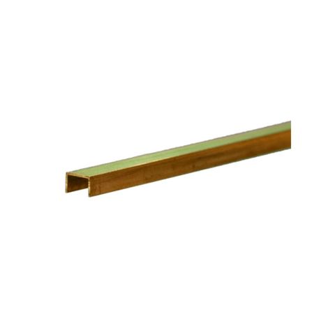 KS Metals Brass Channel 3/16 X 300Mm (1Pc)