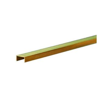 KS Metals Brass Channel 1/4 X 300Mm (1Pc)