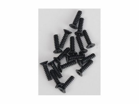 DHK Hobby Flathead Screw-Coarse (Kb2.6X10) (16)