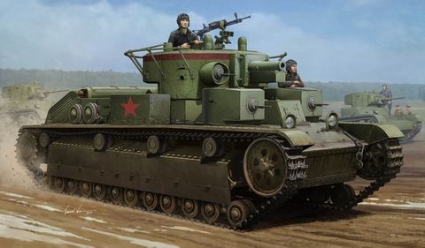 Hobbyboss 1:35 Soviet T-28 Medium Tank (Welded )