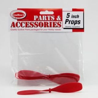 Guillows 5 Inch Red Plastic Props (3pcs/bag)
