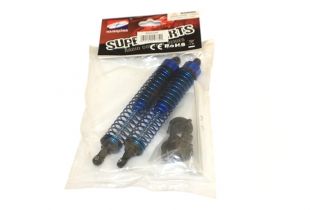 HBX Rr. Alu. Capped Shocks+Clasps (Pair)