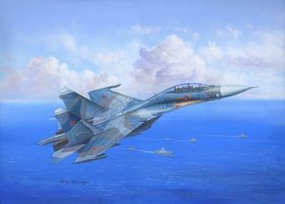 Hobbyboss 1:48 Su-27Ub Flanker C
