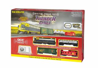 Bachmann Set Thunder Chief Set with Digital Sound, HO Scale