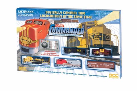 Bachmann Digital Commander w/ Gp40&Ft Diesel Locomotives - Santa Fe