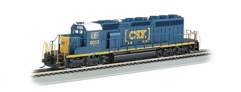 Bachmann CSX YN3 (HTM) #8013 EMD SD-40-2Loco w/DCC/Sound, HO Scale