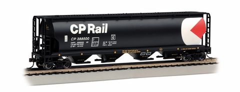 Bachmann CP Rail #388500 4-Bay Cylindrical Grain Hopper. HO Scale