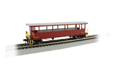 Bachmann Cumbres & Toltec #9619 Open-Sidded Excusion Car w/seats. HO