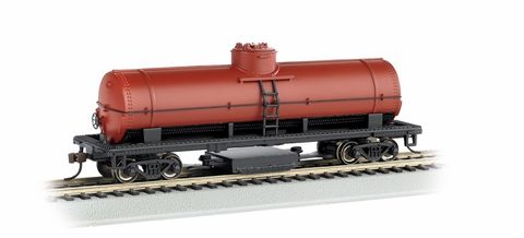 Bachmann Unlettered Track Cleaning TankCar Oxide Red. HO Scale