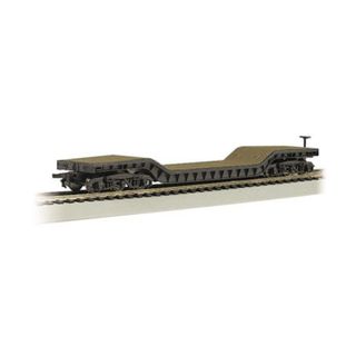 Bachmann 52ft Centre Depressed Flatcar w/out Load. Undecorated. HO