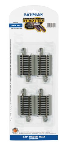 Bachmann 2.25" Straight Track, 4 pcs, HOScale