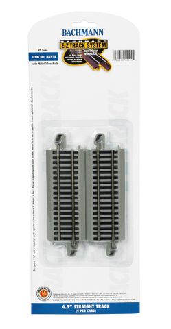 Bachmann 4.50" Straight Track, 4 pcs, HOScale