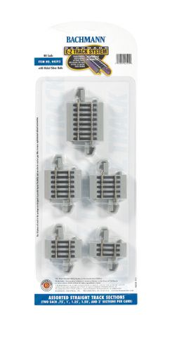 Bachmann E-Z Track Connectors, 10pc Assortment Pack, HO Scale