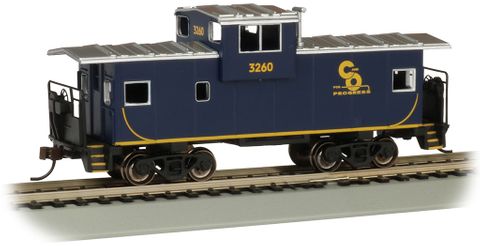Bachmann Chesapeake & Ohio #3250 36ft Wide-Vision Caboose. HO SCale