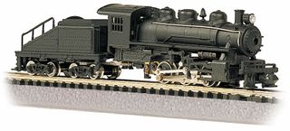 Bachmann Painted Unlettered, USRA 0-6-0Loco, Switcher & Tender, N