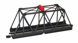 Bachmann E-Z Track Truss Bridge w/Blinking Light, HO Scale