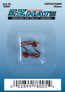 Bachmann Coupler E-Z Mate Centre Shank-Medium HO, 12 pair Magnetic