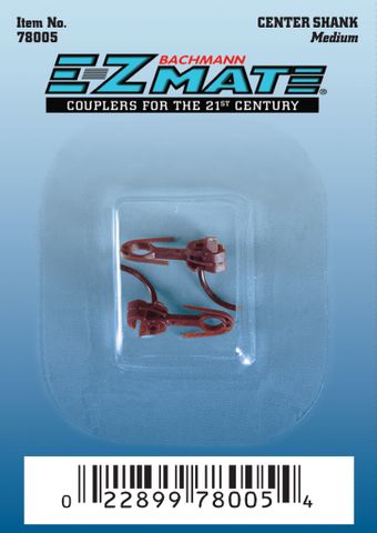 Bachmann Coupler E-Z Mate Centre Shank-Medium HO, 12 pair Magnetic