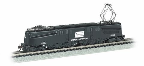 Bachmann Penn Central #4853 GG-1 Elec. Loco, B&W, DCC, N Scale