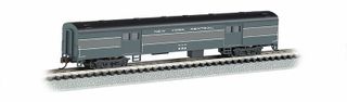 Bachmann New York Central 72ft Smooth Side Baggage Car. N Scale