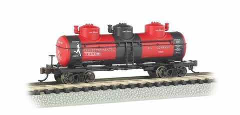 Bachmann Transcontinental Oil Co. 3-DomeTank Car. N Scale