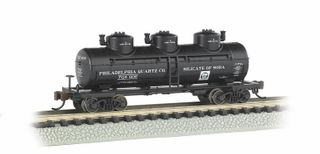 Bachmann Philadelphia .Quartz Co. #606 40ft Tank Car. N Scale