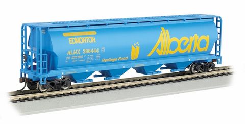 Bachmann Alberta Edmonton ALNX396444 4-Bay Cyl. Grain Hopper. N Scale