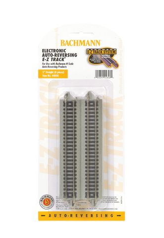 Bachmann Nickel Silver Auto Reversing 5"Straight, 6pcs, N Scale