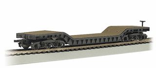 Bachmann 52ft Centre Depressed Flat Carw/No Load, N Scale