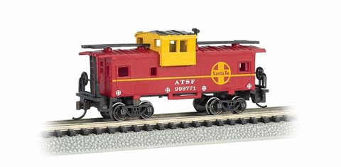 Bachmann Rs Santa Fe #999771 36ft Wide Vision Caboose, N Scale