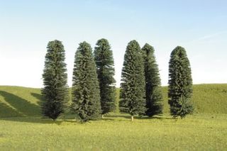 Bachmann 8"-10" Cedar Trees, 3/pack O Scale