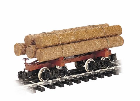 Bachmann Skeleton Log Car w/Logs, G Scale