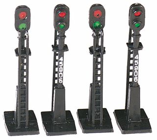 Bachmann Block Signals (4 pcs), HO Scale