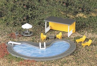 Bachmann Swimming Pool & Accessories, HOScale