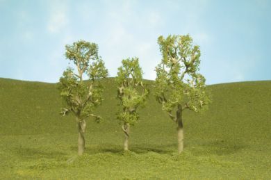 Bachmann 8" Aspen Trees, 2/pack. O Scale