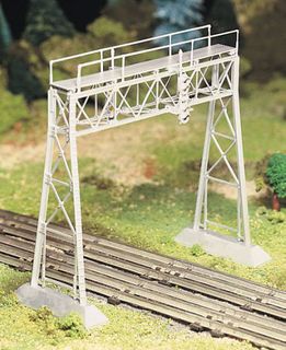 Bachmann Signal Bridge, Silver, O Scale